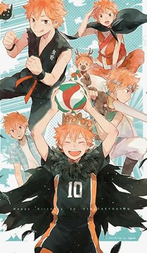 HfmQuisutron Holzpuzzle 1000 Stück Spaß Haikyuu!! Japanisches Sport-Anime-Poster Für Erwachsene Stressabbau Puzzle-Spielzeug V26Fp