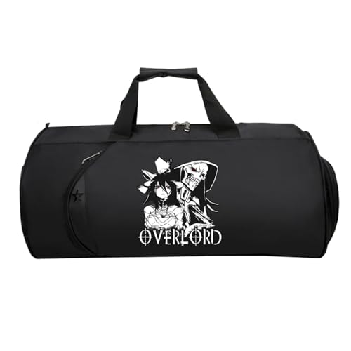 Overlo-rd Cabin Bag Anime, Reisetasche Faltbar Kabinengepäck, HandgepäCk füR Weekender Herren Damen Flugzeug(Black 5)