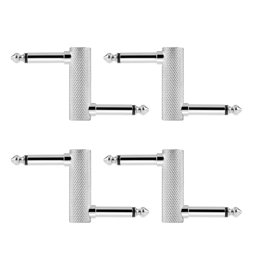 4Pcs Gitarre Effekt Pedal Kupplungen Stecker Auf Stecker Offsets Stecker Adapter Gitarre Pedal Patches Stecker Für Wirkung Pedal