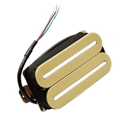 1Set Gelb E-gitarre Humbucker Gitarre Pickup Mit Stahl Pole Gitarre Ersatzteile Single-Coil-Tonabnehmer