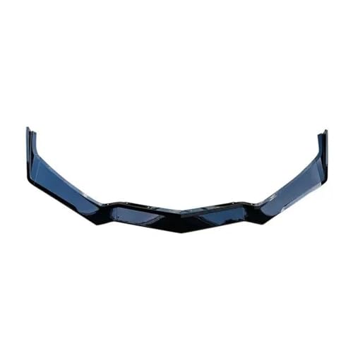 Splitter Autozubehör Carbon Look Spoiler Diffusor Splitter Für Chevrolet Für Corvette C8 2020 2021 2022 2023 Frontschürze Lip Frontlippe(Glossy Black)