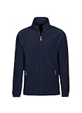 Trigema Herren Fleece Jacke, Blau (Navy 046), 3XL