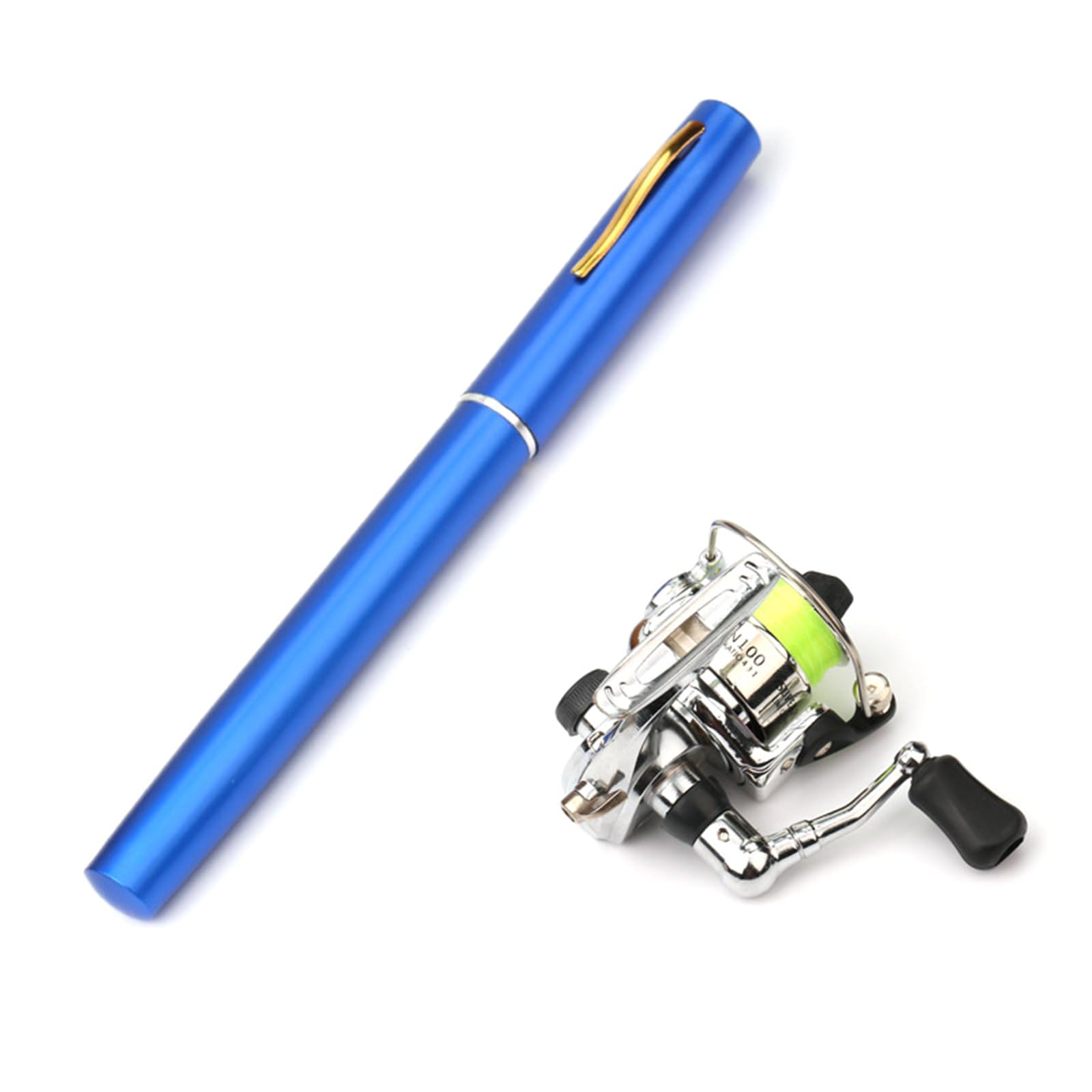 YiNLuax Pocket Fishing Rod Pen Fishing Rod Teleskop Fishing Rod With Reel Fishing Rod Reel Combo Set