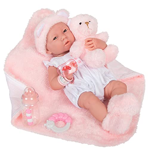 JC TOYS -La Newborn Babypuppe, rosa (18061)