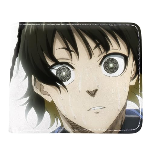 RYNDEX Blue Lo-ck Portemonnaie Anime, Kunstleder Kartenetui Geldtasche mit Münzfach, Kunstleder Kreditkartenetui Scheckkartenetui, für Männer Geschenke(Color:Multicolor 10)