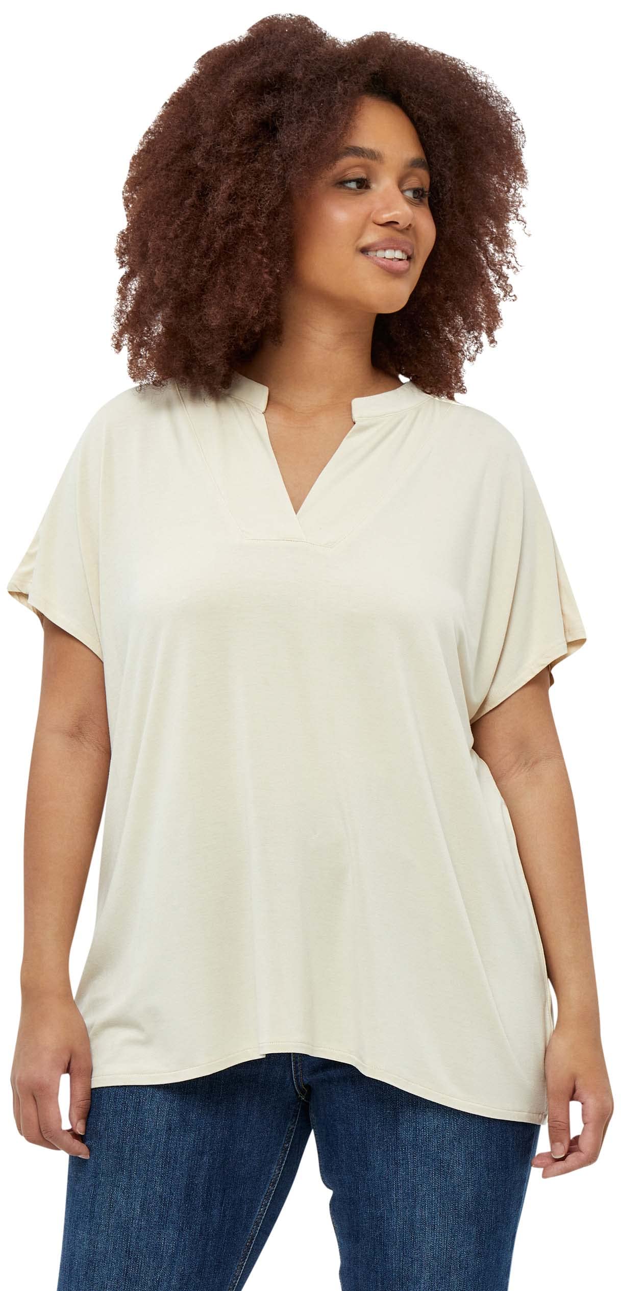 Peppercorn Damen Rosalinda Tee Curve 6 Beige 50