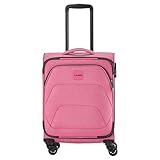 Travelite Adria Kabinentrolley 4 Rollen 55 cm 55cm Weichgepäck 34L Rosa