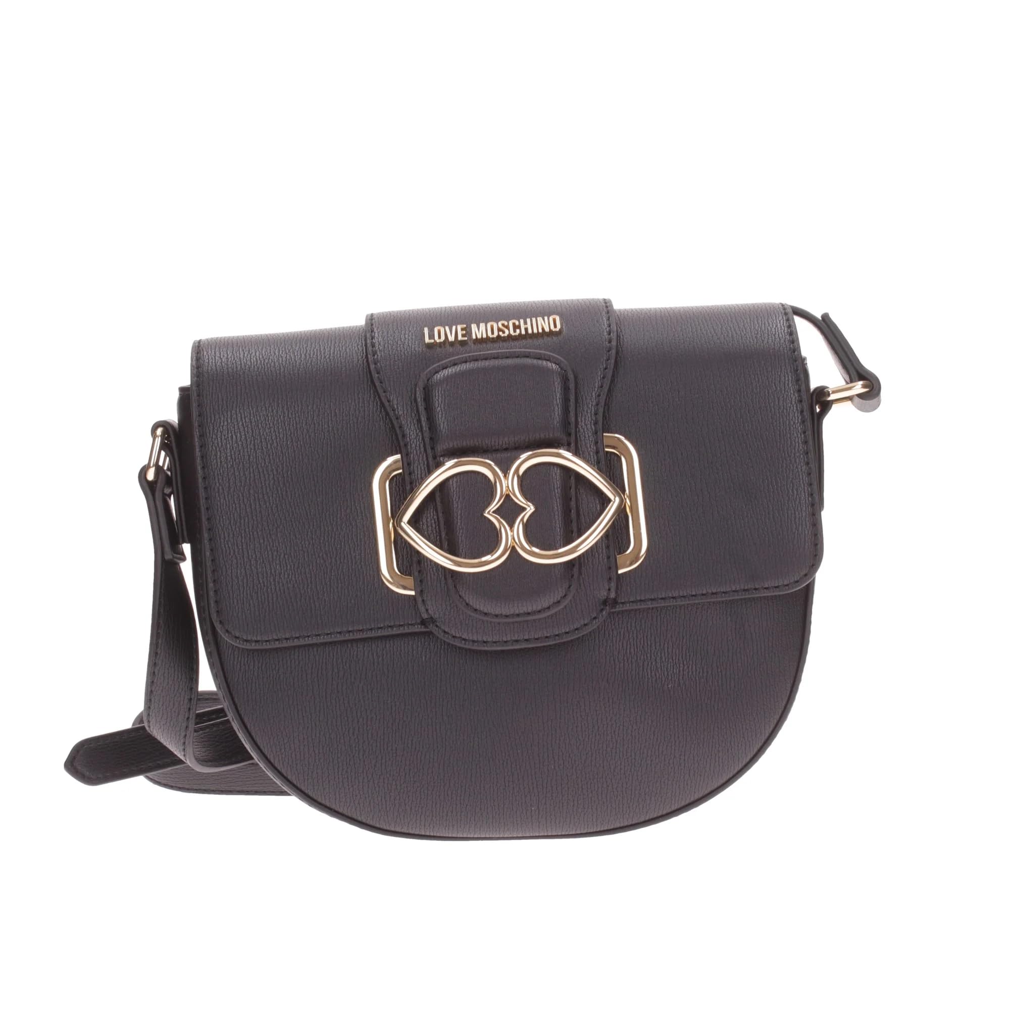 Love Moschino Damen Schultertasche, Nero