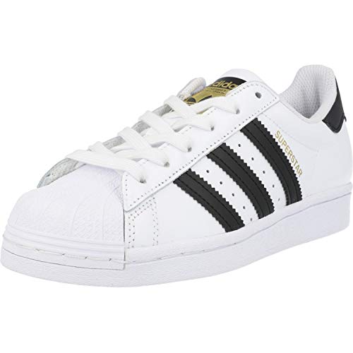 adidas Unisex-Kinder Superstar J Sneaker, FTWR White/Core Black/FTWR White, 38 2/3 EU