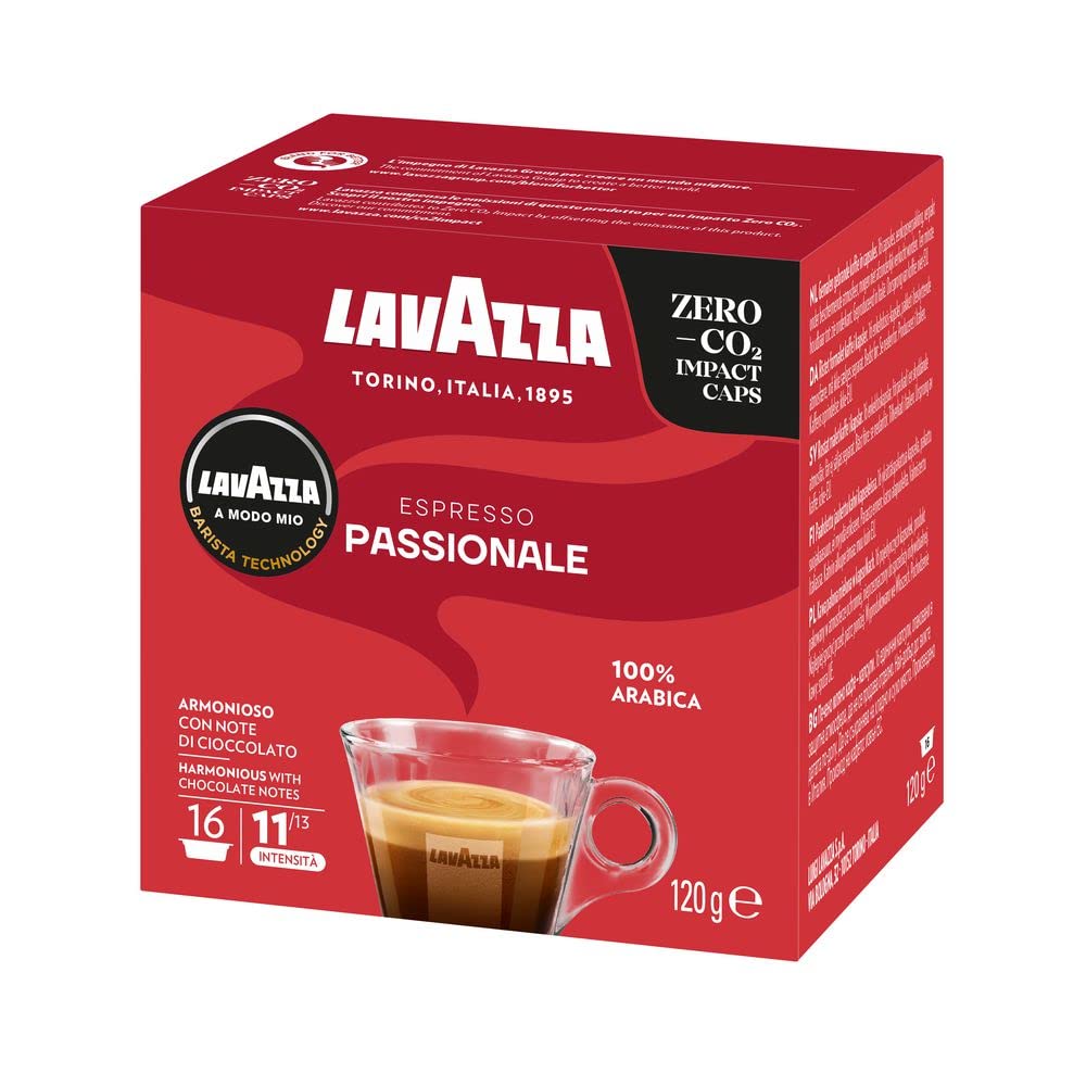 Lavazza A Modo Mio Espresso Passionale, Kaffee, Kaffeekapseln, Arabica, 80 Kapseln