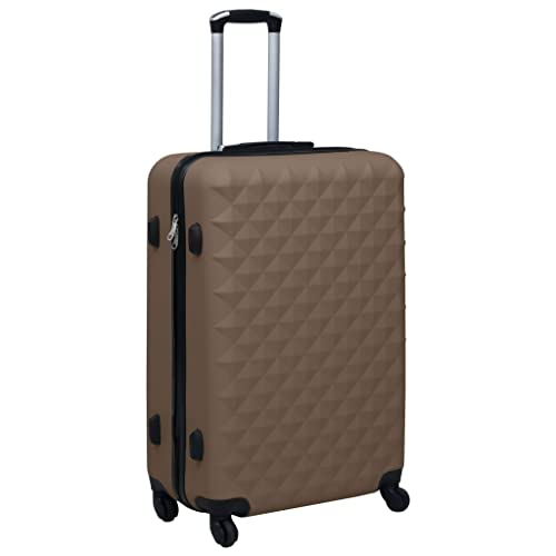 csderty Furniture Home Tools Hardcase Trolley Brown ABS, braun