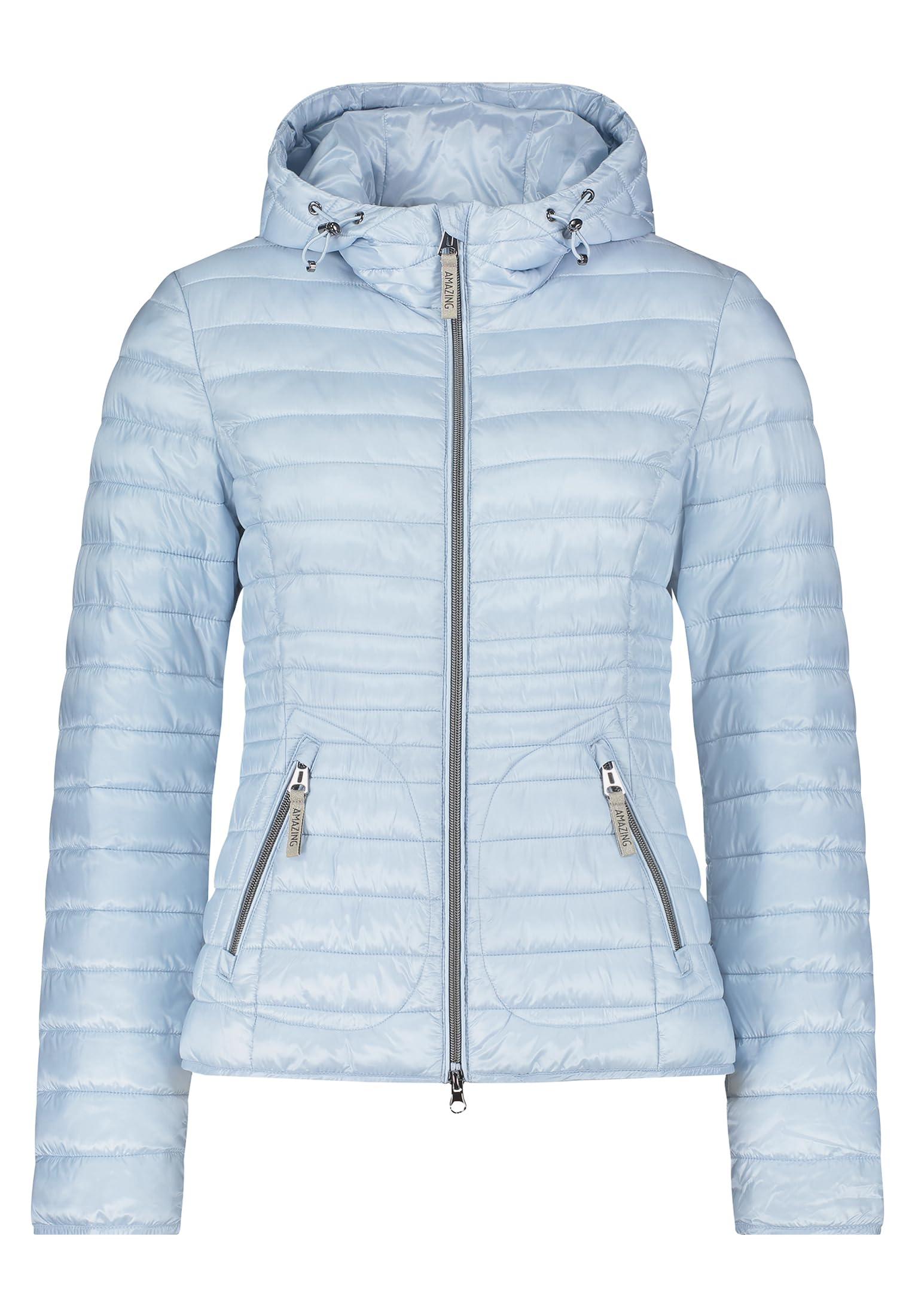 Cartoon Damen Steppjacke mit Kapuze Heather,42