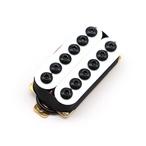 ZENGXUE 1 Stücke Keramikmagnet E- Gitarre Humbucker Pickup Set, Brücken- Und Nackenstil Humbucker Tonabnehmer Set (Color : 1pcs White Bridge)