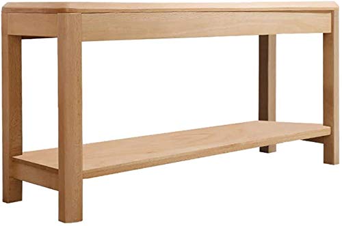 YIHANSS Schuhregal, Schuhhocker, einfacher Sofahocker aus Massivholz (60 * 30 * 42 cm)