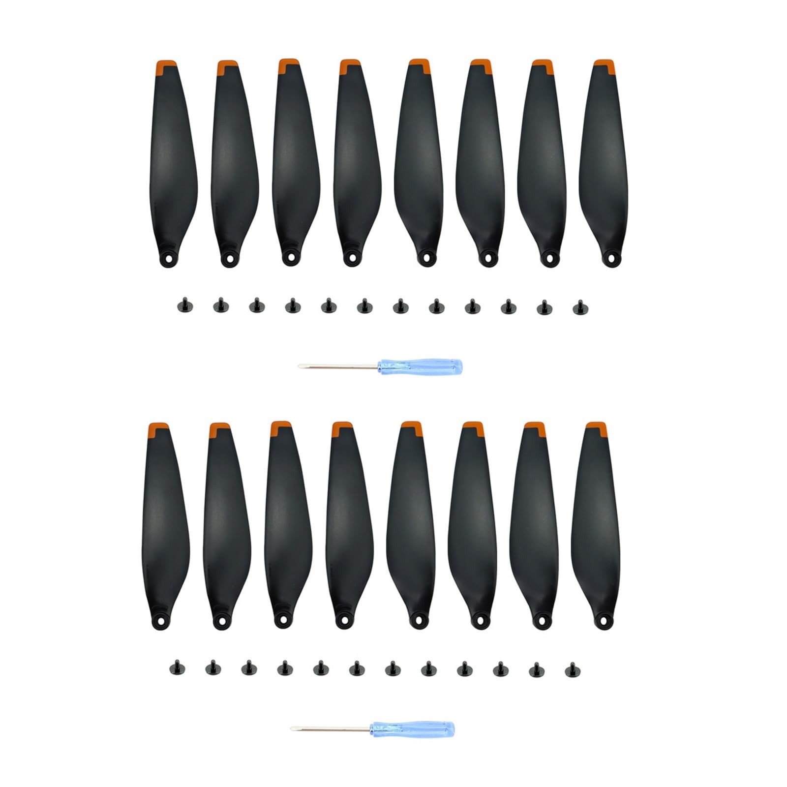 Drohnenzubehör for DJI MINI 4 PRO Propeller Ersatzteil 6030F Propellerblatt Leichtgewicht Flügelventilatoren Drone Ersatzteile Das ist austauschbar(2 sets orange)