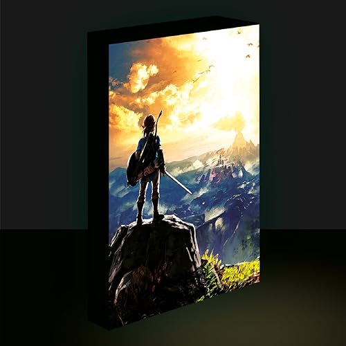 Pyramid International LEGEND OF ZELDA – In die Wildnis – Leinwand Lumineux 40 x 30 cm