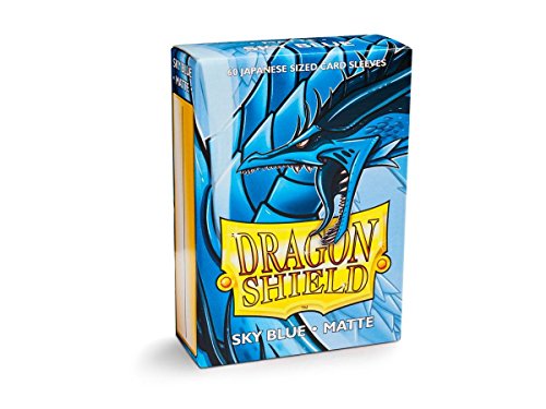 Dragon Shield Small Sleeves - Japanese Matte Sky Blue (60 Sleeves)