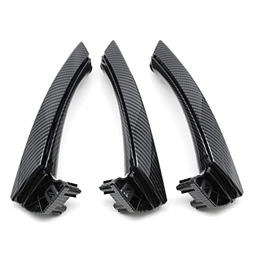 DOFABI LHD RHD Beige Schwarz Grau Innentürgriff-Set Ersatz, for, for 3er E90 E91 E92 316 318 320 325 328i 2004–2012 Türgriff(LHD Set Carbon Fiber)