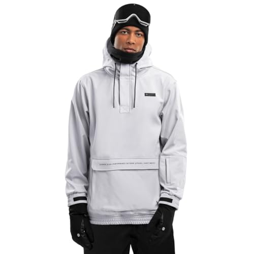 SIROKO - Snowboardjacke mit Kängurutasche W3 Lhotse - XL - Grau