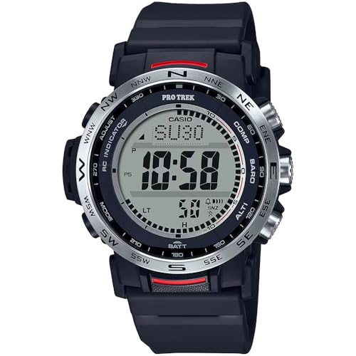 Casio Pro Trek Outdoor Herrenuhr Funk/Solar Schwarz PRW-35-1AER