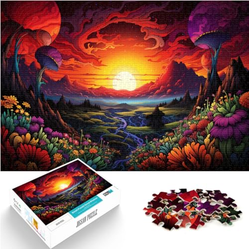 Puzzles, Geschenke, Spielzeug, Sonnenuntergangstour, Puzzles für Erwachsene, 1000-teiliges lustige Aktivitäten zu Hause, Geburtstagsgeschenk, Reisegeschenke, 1000 Teile (50 x 75 cm)