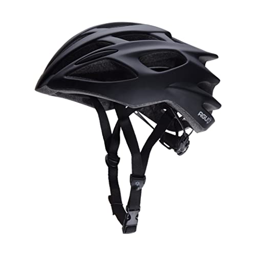 Agu Unisex-Adult 895965 Fahrradhelm, Schwarz, S/M