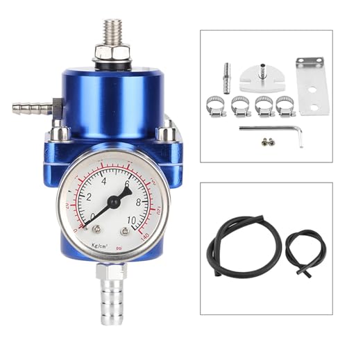 Kraftstoffdruckregler, Druckregler, universeller Kraftstoffdruckregler, hohe Leistung, sicherer und dauerhafter Einsatz, bequem zu installieren und zu modifizieren