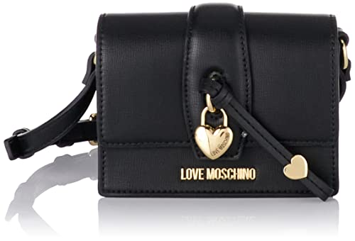 Love Moschino Damen Jc4330pp0fkb000 Umhängetasche, Schwarz, Einheitsgröße