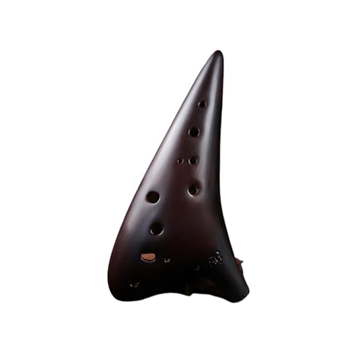 Okarina Instrument Retro geräuchert alto G schlüssel professionelle 12-loch ocarina lack geräuchert