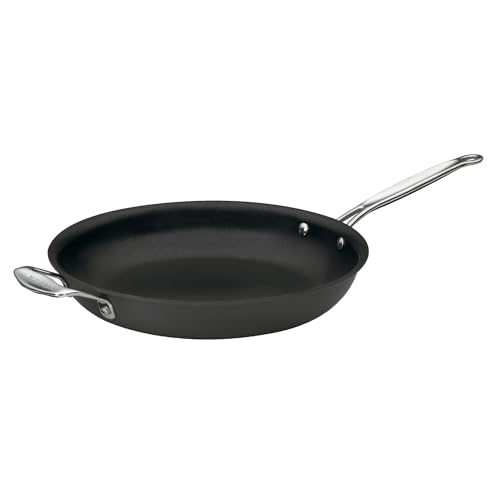 Cuisinart 622-30H Chef's Classic Antihaft-Pfanne, harteloxiert, 30,5 cm, Aluminium, Schwarz/Edelstahl