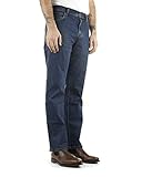 Wrangler Herren Jeans Texas Stretch Regular Fit, Darkstone, 38/32