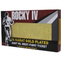 Rocky - 24K Gold Plated Fight Ticket Rocky V Drago