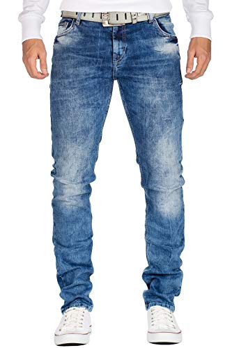 Cipo & Baxx Herren Jeans CD533-bans Blau W48/L34