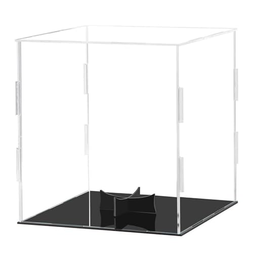 LIbgiubhy Acrylics transparente Basketball-Vitrine, Fußball-Präsentationsständer, Box, staubdichte Vitrinen für Figuren, Spielzeug, Sammlerstücke