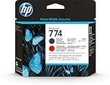 Hewlett Packard P2V97A passend für dnj Z6810 Druckkopf matt schwarz und Chrom rot HP774