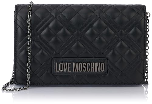 Love Moschino Damen Jc4079pp1lla000a Schultertasche, Schwarz