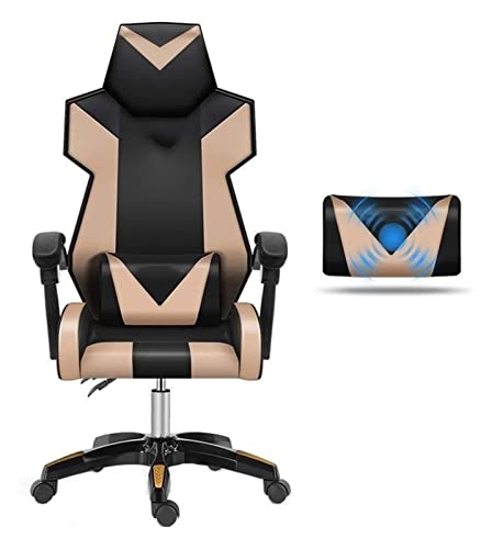 QYZUJIKL Bürostuhl E-Sport-Stuhl Schreibtisch und Stuhl Ergonomischer Bürostuhl Rennspielstuhl Drehstuhl mit Hebefunktion Computerstuhl mit hoher Rückenlehne Stuhl benötigt