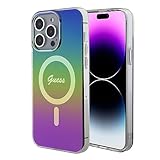 CG MOBILE Guess GUHMP15XHITSK Hülle für iPhone 15 Pro Max 17.0 cm Mehrfarbig Hardcase IML Irisierend, Mehrfarbig, X, X, Mehrfarbig, x, X