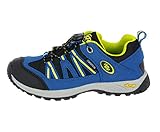 Brütting Unisex Kinder Ohio Low Trekking-& Wanderhalbschuhe, Blau Schwarz Lemon, 31 EU