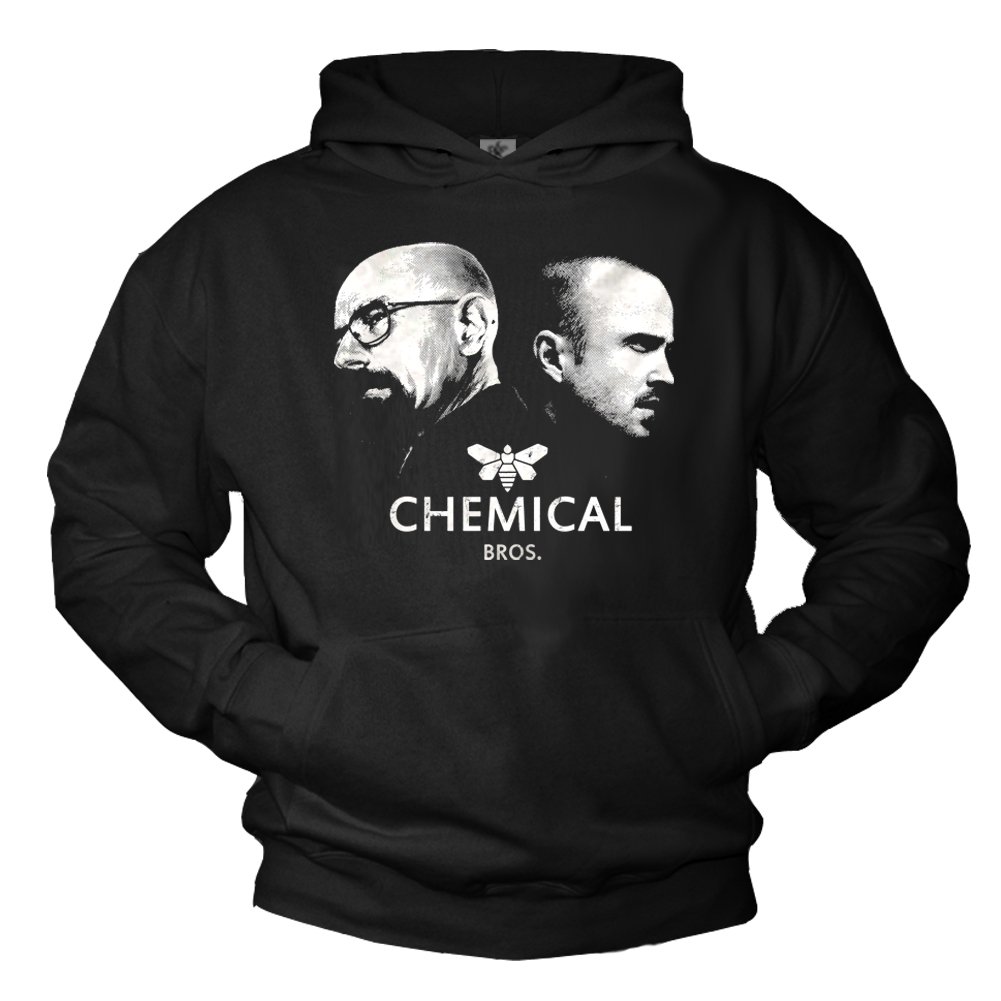 MAKAYA Heisenberg Pullover mit Kapuze Chemical BROS Breaking Bad schwarz Größe XXL