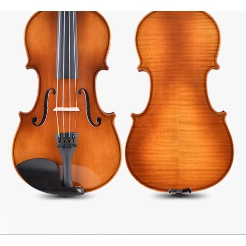 Geige Rein handgefertigte Violine für Anfänger aus Massivholz für Erwachsene (Color : 1/2)