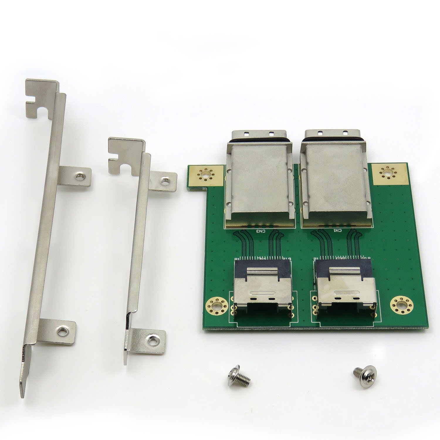 CableDeconn Dual Mini SAS SFF-8088 auf SAS36P SFF-8087 Adapter in PCI-Halterung