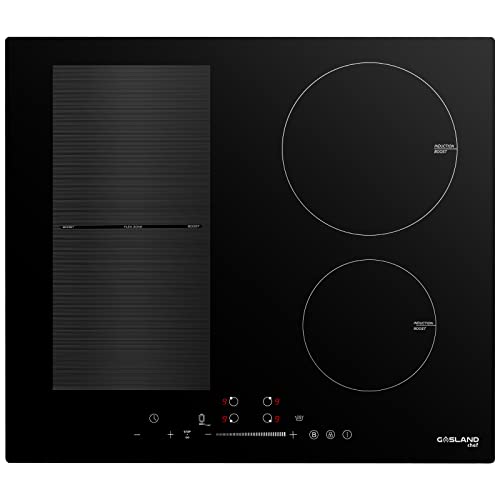 Gasland Chef IH604BF 60 cm integrierter Induktionskochfeld, 7000 W Elektroherd mit 4 Boost-Zonen, FlexInduktionskochfeld für BBQ, WarmUp/STOP + GO-Funktion