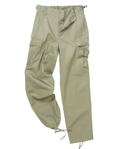 Mil-Tec Us Ranger Hose Typ BDU Armee Hose Männer, kaki, 56