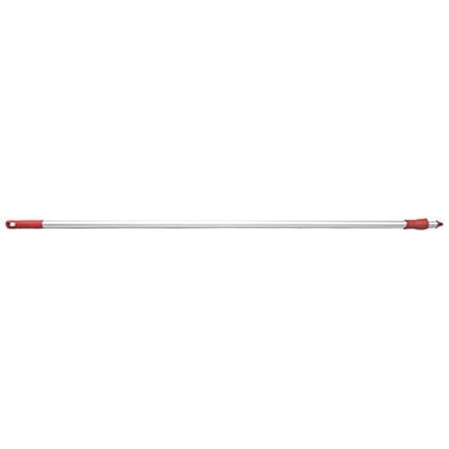 Maya Professional Tools 15032-3 Stiel, Aluminium mit Griff, FBK/Lebensmittelhygiene, 1500 mm x 25 mm, Rot