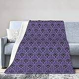 DMORJ Haunted Mansion Flanell-Überwurfdecke: >> Bequeme und warme Decke für Bett, Sofa, Couch, Schlafzimmer, 152,4 x 127,7 cm