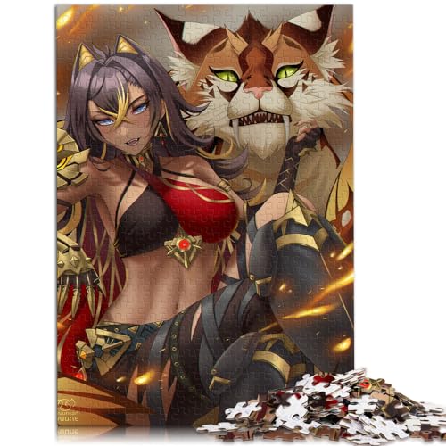 Puzzles für Genshin Impact Dehya, Puzzles für Erwachsene, 1000 Puzzle-Spielzeug, Holzpuzzles, herausfordernd, aber unterhaltsam und humorvoll, 1000 Teile (50 x 75 cm)