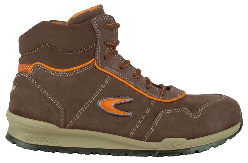 Cofra 78470-001.W47 PIOLA S3 SRC Sicherheitsstiefel, Braun/Orange, Größe 47