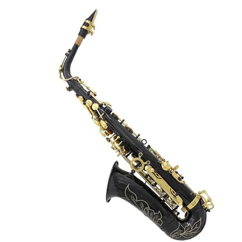 Altsaxophon Eb E Flach Messing Lackiert Gold Schwarz Sax Mit Koffer Handschuhe Tuch Holzblasinstrument Zubehör Anfänger saxophon