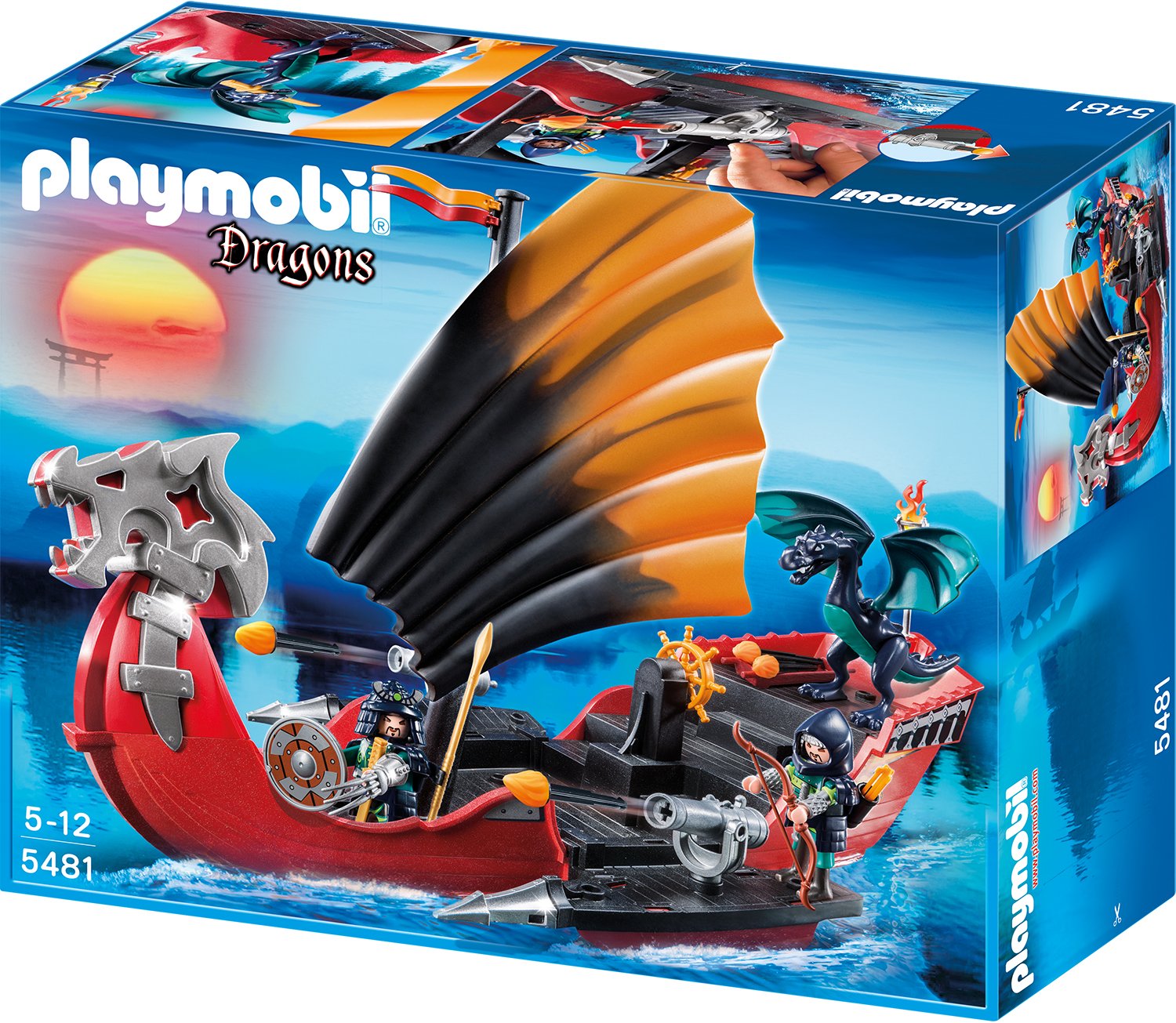 PLAYMOBIL 5481 Drachen Kampfschiff